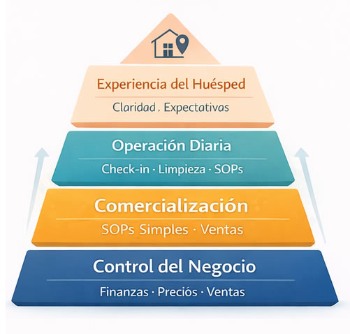 Marco de consultoría hotelera para pequeños hospedajes